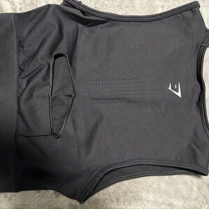 Gymshark Black Muscle Tee